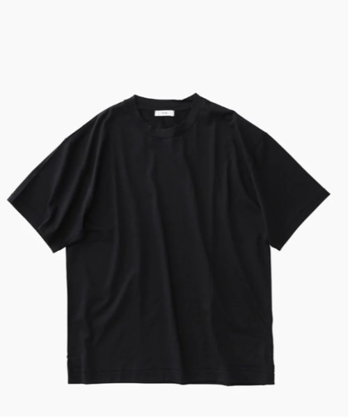 ATON(エイトン)の「ATON (エイトン) |SUVIN 60/2 | OVERSIZED S/S T-SHIRT(Tシャツ/カットソー・メンズ・ブラック/ブラウン/チャコール/ホワイト・2/6/4)」の3枚目の写真