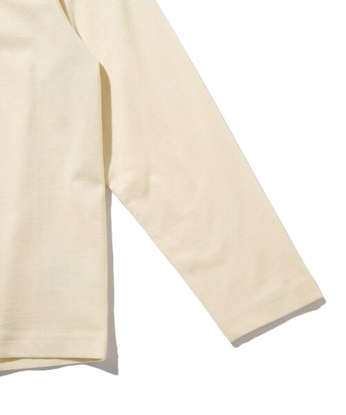 SHOO・LA・RUE（シューラルー）の「◆【90-140cm】綿天竺4柄GIRLSロンTシャツ（Tシャツ/カットソー・キッズ・アイボリー/ライトブルー/ライトパープル/ベビーピンク・12/11/14/10/13/09）」の8枚目の写真