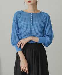 SENSE OF PLACE by URBAN RESEARCH | 2WAYシアーセーター(5分袖)(ニット/セーター)