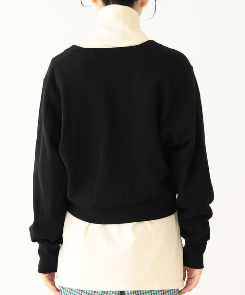 BEAMS BOY(ビームスボーイ)の「LACOSTE for BEAMS BOY / 別注 ショート カーディガン(カーディガン/ボレロ・レディース・レッド/グリーン/ブラック・36/38)」の11枚目の写真