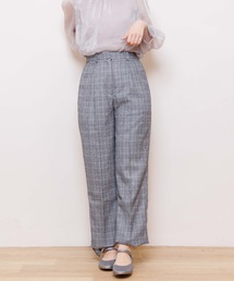 flower | チェックテーパードパンツ(その他パンツ)