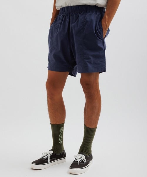 Saturdays NYC(サタデーズ ニューヨークシティ )の「Mario Tencel Short(その他パンツ・メンズ・パープル/ネイビー/その他・M/X-SMALL/S/L/XL)」の2枚目の写真