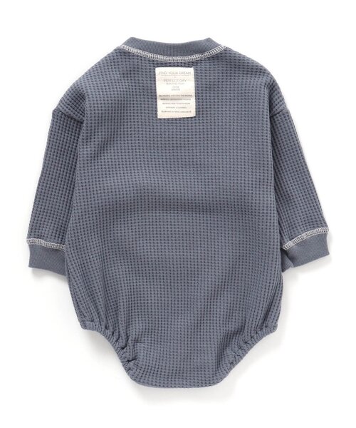 BREEZE（ブリーズ）の「ワッフルボディオール（肌着・キッズ・オレンジ/オフホワイト/ダークグリーン/グレー・70/80/90）」の13枚目の写真