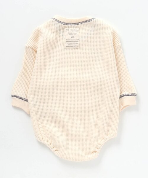 BREEZE（ブリーズ）の「ワッフルボディオール（肌着・キッズ・オレンジ/オフホワイト/ダークグリーン/グレー・70/80/90）」の11枚目の写真