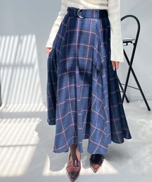 AS KNOW AS plus（アズノゥアズプラス）の「♪ベルト付ボリュームロングスカート（スカート）」