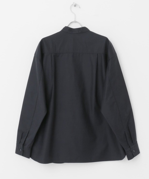 URBAN RESEARCH DOORS（アーバンリサーチドアーズ）の「コットンミリタリースタンドシャツ（シャツ/ブラウス・レディース・ネイビー/カーキ・MEDIUM）」の4枚目の写真