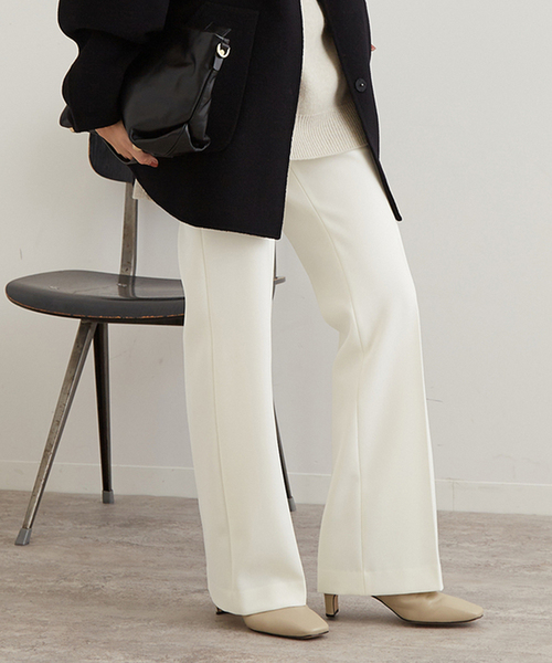 FRAMeWORK（フレームワーク）の「センタープレススラックス（その他パンツ・レディース・ホワイト/ブラック/グレー・40/38/36）」の9枚目の写真