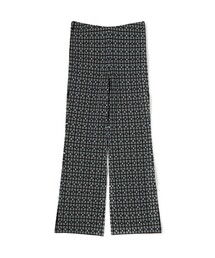 caban | CABaN コットンポリエステル スクエアジャカード フレアパンツ(その他パンツ)