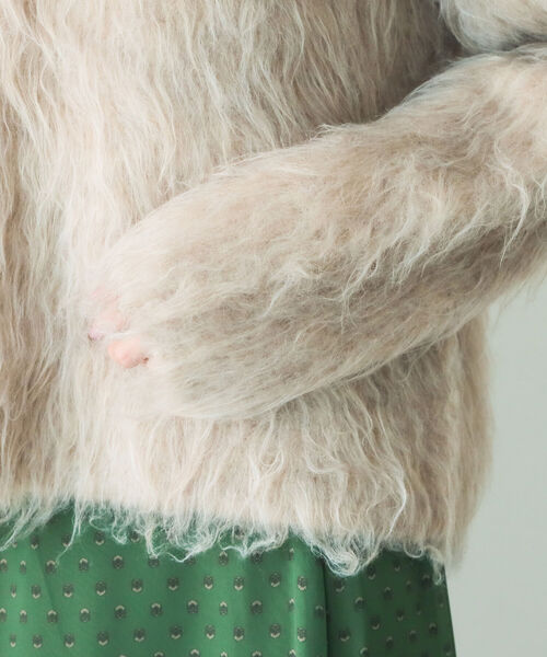 B:MING by BEAMS(ビーミングバイビームス)の「B:MING by BEAMS / シャギー カラー ニット 22AW(ニット/セーター・レディース・ブルー/ピンク/ベージュ・FREE)」の12枚目の写真