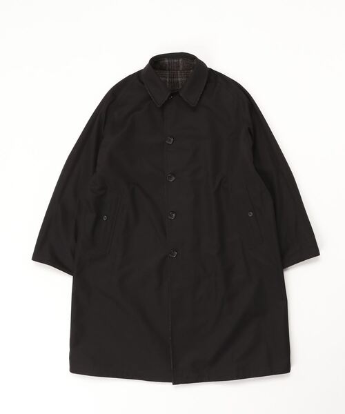 ANATOMICA（アナトミカ）の「ANATOMICA / アナトミカ：SINGLE RAGLAN Ⅱ S-P GABARDINE：530-552-02[MUS]（ムートンコート・メンズ・ブラック・46/48）」の3枚目の写真