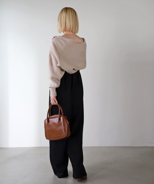 UNFIELD（アンフィールド）の「【UNFIELD】ポンチサロペット（サロペット/オーバーオール・レディース・ブラック・FREE）」の8枚目の写真