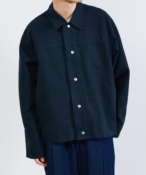 KIIT（キート）の「KIIT キート / WORK JKT ワークジャケット / KIO-Y98A-010（デニムジャケット・メンズ・ブラウン/アイボリー/ブラック・3/1/2）」の2枚目の写真