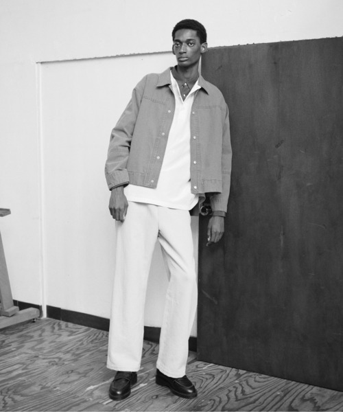 KIIT（キート）の「KIIT キート / WORK JKT ワークジャケット / KIO-Y98A-010（デニムジャケット・メンズ・ブラウン/アイボリー/ブラック・3/1/2）」の4枚目の写真