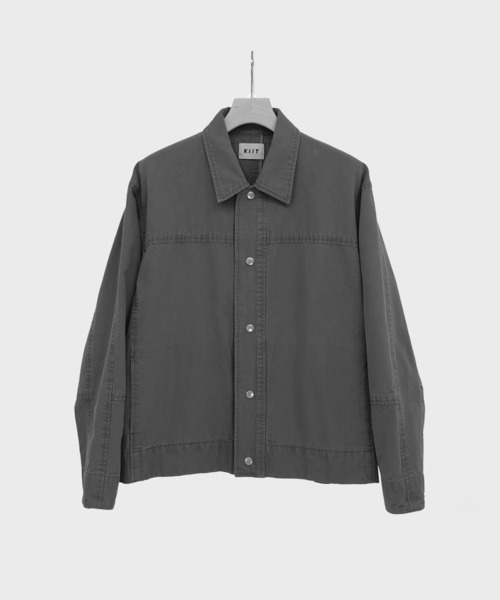 KIIT（キート）の「KIIT キート / WORK JKT ワークジャケット / KIO-Y98A-010（デニムジャケット・メンズ・ブラウン/アイボリー/ブラック・3/1/2）」の6枚目の写真