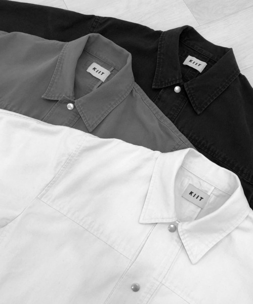 KIIT（キート）の「KIIT キート / WORK JKT ワークジャケット / KIO-Y98A-010（デニムジャケット・メンズ・ブラウン/アイボリー/ブラック・3/1/2）」の8枚目の写真