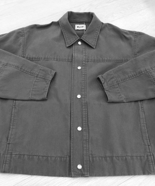 KIIT（キート）の「KIIT キート / WORK JKT ワークジャケット / KIO-Y98A-010（デニムジャケット・メンズ・ブラウン/アイボリー/ブラック・3/1/2）」の10枚目の写真