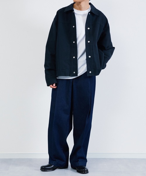 KIIT（キート）の「KIIT キート / WORK JKT ワークジャケット / KIO-Y98A-010（デニムジャケット・メンズ・ブラウン/アイボリー/ブラック・3/1/2）」の20枚目の写真