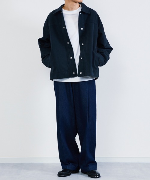 KIIT（キート）の「KIIT キート / WORK JKT ワークジャケット / KIO-Y98A-010（デニムジャケット・メンズ・ブラウン/アイボリー/ブラック・3/1/2）」の19枚目の写真