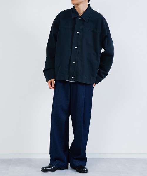 KIIT（キート）の「KIIT キート / WORK JKT ワークジャケット / KIO-Y98A-010（デニムジャケット・メンズ・ブラウン/アイボリー/ブラック・3/1/2）」の18枚目の写真