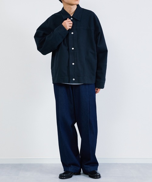 KIIT（キート）の「KIIT キート / WORK JKT ワークジャケット / KIO-Y98A-010（デニムジャケット・メンズ・ブラウン/アイボリー/ブラック・3/1/2）」の17枚目の写真
