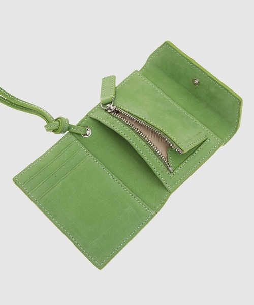 JAQUEMUS（ジャックムス）の「LE PORTE JACQUEMUS（財布・レディース・グリーン・ONE SIZE）」の5枚目の写真