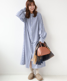 JOURNAL STANDARD relume | コットンポプリンギャザーワンピース(ワンピース)