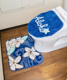 Kahiko（カヒコ）の「【Kahiko】HAWAIIAN TOILETRY COVER＆MAT プメハナトイレセット（バス/トイレグッズ）」