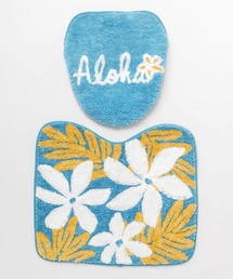 Kahiko（カヒコ）の「【Kahiko】HAWAIIAN TOILETRY COVER＆MAT プメハナトイレセット（バス/トイレグッズ）」