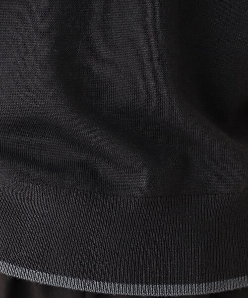 OPAQUE.CLIP（オペークドットクリップ）の「◆【大草直子さんコラボ】ウール半袖ニット（ニット/セーター・レディース・キャメル/ワイン/ダークグレー/ブラック・36/40/38）」の11枚目の写真