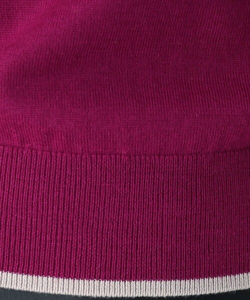 OPAQUE.CLIP（オペークドットクリップ）の「◆【大草直子さんコラボ】ウール半袖ニット（ニット/セーター・レディース・キャメル/ワイン/ダークグレー/ブラック・36/40/38）」の17枚目の写真