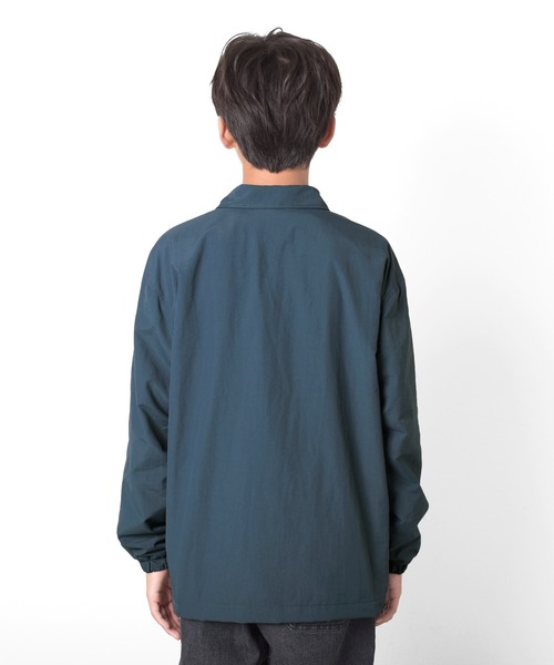 GLAZOS（グラソス）の「コーチジャケット（ナイロンジャケット・キッズ・カーキ/ブラック/ブルー・140cm/150cm/160cm/170cm）」の11枚目の写真