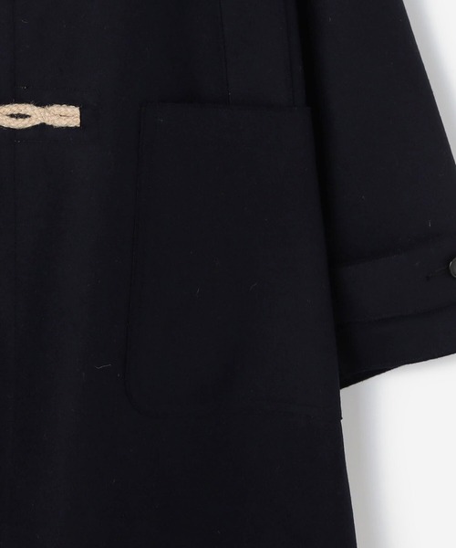 HAVERSACK(ハバーザック)の「HAVERSACK | メルトンダッフルコート WOMEN(ダッフルコート・レディース・ネイビー/ベージュ・1)」の15枚目の写真