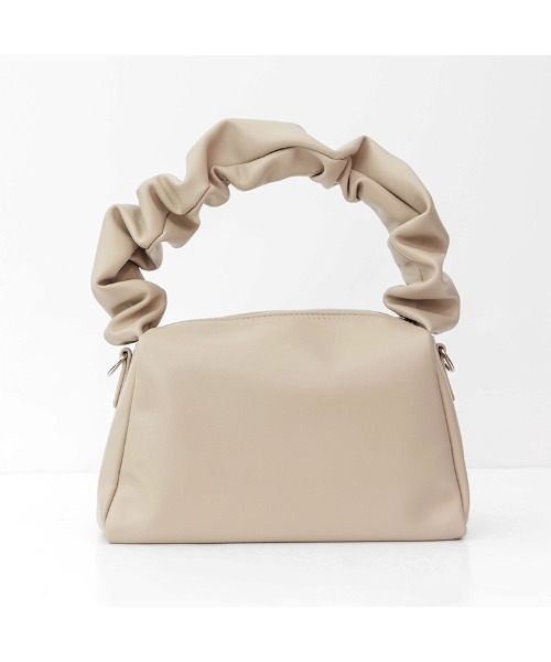 flower（フラワー）の「クラシックシャーリングバッグ（ハンドバッグ・レディース・ベージュ・FREE）」の17枚目の写真