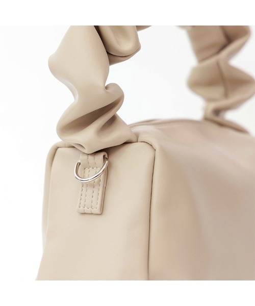 flower（フラワー）の「クラシックシャーリングバッグ（ハンドバッグ・レディース・ベージュ・FREE）」の21枚目の写真