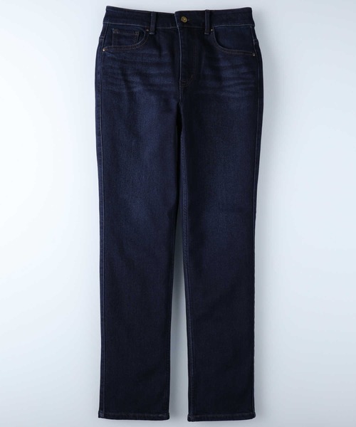 Sweet Camel(スウィートキャメル)の「【Sweet Camel】裏起毛ストレッチストレートパンツ(デニムパンツ・レディース・ダークインディゴブルー・SS/M/L/XL/S)」の12枚目の写真