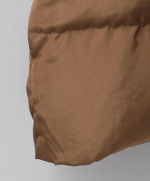 6(ロク)の「<6(ROKU)>HOODED STOLE DOWN JACKET/ダウンジャケット(ダウンジャケット/コート・レディース・ダークブラウン/ケリー・36/38)」の7枚目の写真