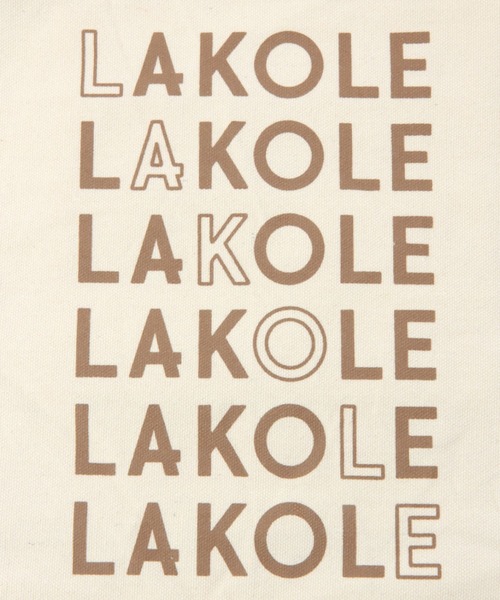 LAKOLE（ラコレ）の「LAKOLEラインロゴ横型ショルダーバッグ / 174806（ショルダーバッグ・レディース・ライトブラウン/イエロー/チャコール/グリーン・FREE）」の17枚目の写真