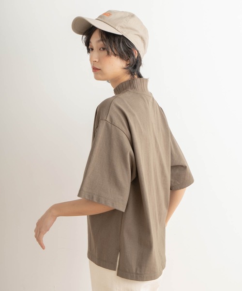 kha:ki（カーキ）の「「KHA:KI / カーキ」ATHLETIC CAP（キャップ・レディース・ネイビー/ベージュ系その他/アクア/サーモンピンク/カーキ・FREE）」の6枚目の写真