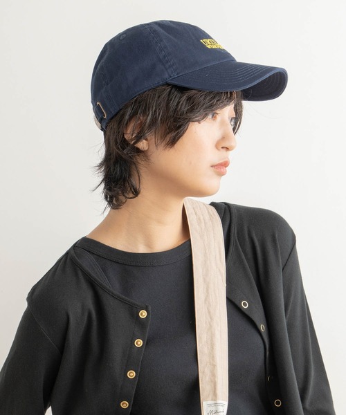 kha:ki（カーキ）の「「KHA:KI / カーキ」ATHLETIC CAP（キャップ・レディース・ネイビー/ベージュ系その他/アクア/サーモンピンク/カーキ・FREE）」の9枚目の写真