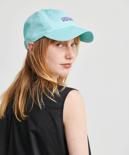 kha:ki（カーキ）の「「KHA:KI / カーキ」ATHLETIC CAP（キャップ・レディース・ネイビー/ベージュ系その他/アクア/サーモンピンク/カーキ・FREE）」の17枚目の写真