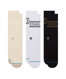 STANCE(X^X)́ySTANCE/X^XzBASIC 3 PACK CREW/MtgɂœKI z ʋCCuhSp^[3PpbNnC\bNXi3gj(\bNX/C)