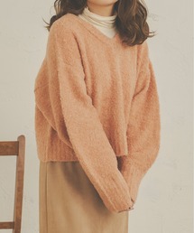 もちっと癒され。前後2WAYメランジニット／【WEB/EC限定商品】