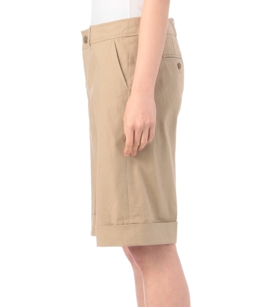 HusHusH（ハッシュアッシュ）の「ひざ上ボックスショートパンツ（その他パンツ・レディース・グリーン/ベージュ/ホワイト・03/01/02）」の4枚目の写真