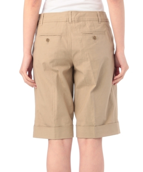 HusHusH（ハッシュアッシュ）の「ひざ上ボックスショートパンツ（その他パンツ・レディース・グリーン/ベージュ/ホワイト・03/01/02）」の5枚目の写真