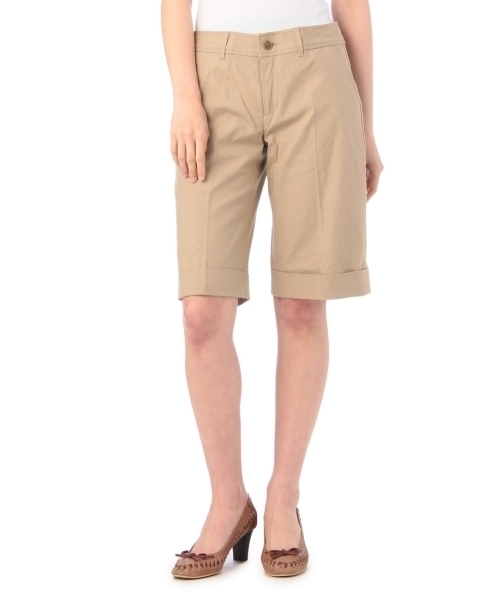 HusHusH（ハッシュアッシュ）の「ひざ上ボックスショートパンツ（その他パンツ・レディース・グリーン/ベージュ/ホワイト・03/01/02）」の8枚目の写真