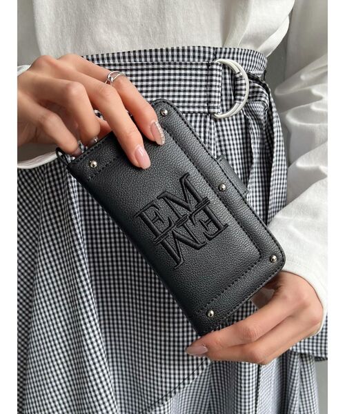 EATME(イートミー)の「EMEMロゴスマホケース(スマホケース/カバー・レディース・ブラック・FREE)」の3枚目の写真