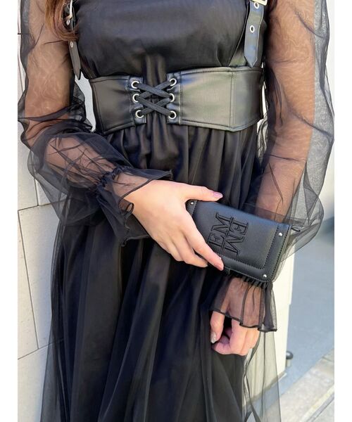 EATME(イートミー)の「EMEMロゴスマホケース(スマホケース/カバー・レディース・ブラック・FREE)」の6枚目の写真