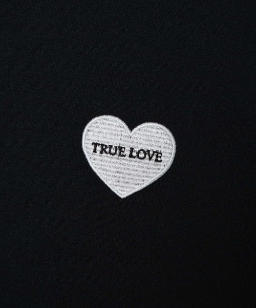 Romansual(ロマンシュアル)の「Romasual/TRUE LOVE刺繍スウェット(スウェット・レディース・ブラック/ホワイト・FREE)」の9枚目の写真