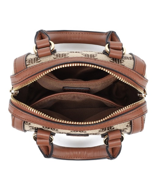 jouetie（ジュエティ）の「【jouetie/ジュエティ】JJモノグラムジャガード　マイクロ ミニボストンバッグ　ショルダーバッグ（ボストンバッグ・レディース・ブラック/アイボリー/ダークブルー/ベージュ/キャメル・FREE）」の6枚目の写真