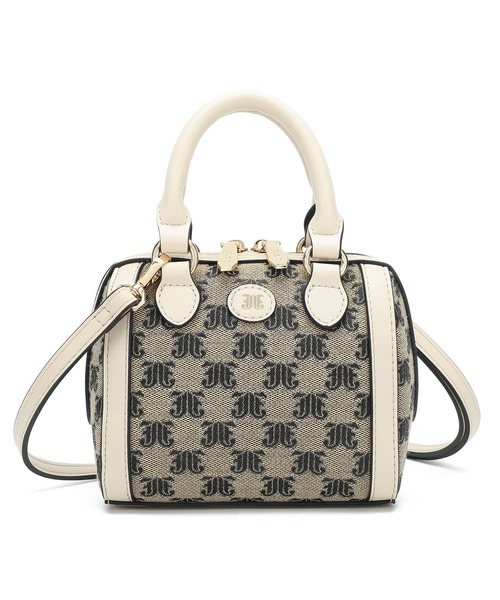 jouetie（ジュエティ）の「【jouetie/ジュエティ】JJモノグラムジャガード　マイクロ ミニボストンバッグ　ショルダーバッグ（ボストンバッグ・レディース・ブラック/アイボリー/ダークブルー/ベージュ/キャメル・FREE）」の9枚目の写真